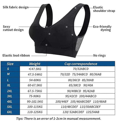Buy 2 Get 1 Free Breathable Cool Liftup Air Bra